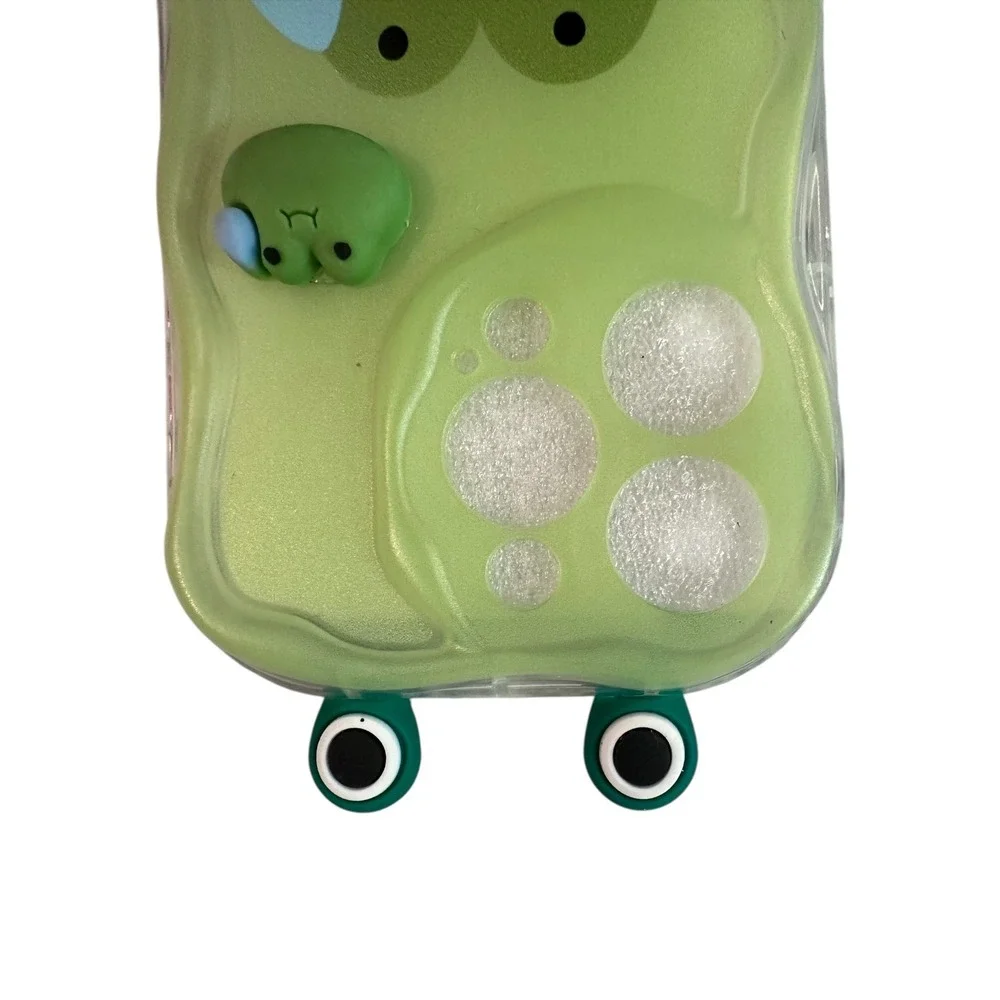Cute Green Frog iPhone 15 Pro Cell Phone Case‎ Cover Novelty Fun